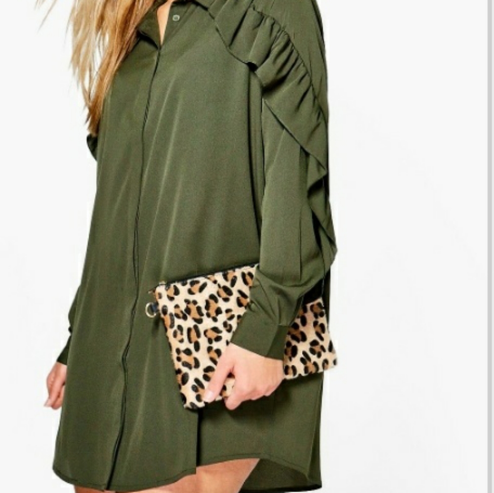 Boohoo shirt dress Size 16